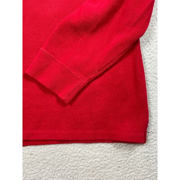 Polo Ralph Lauren Mens Size XL Red 1/4 Zip Pullover Shirt - Picture 11 of 12